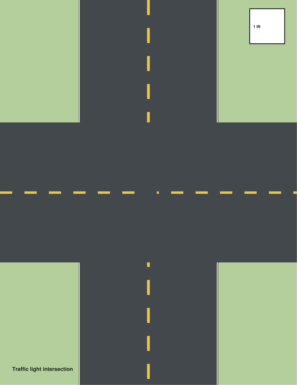 Traffic Light Intersection page 1 full-size JPG preview