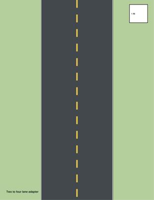 Preview of Two To Four Lane Adapter